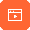 Icône de navigateur vidéo